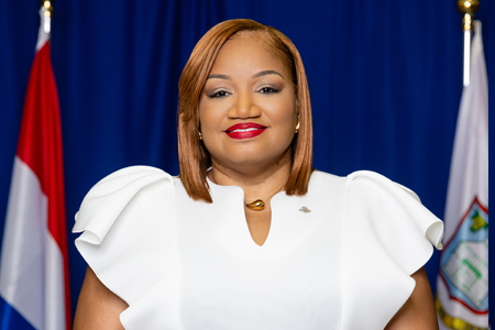 Ms. Marinka J. Gumbs — Minister of Finance Ms. Marinka J. Gumbs